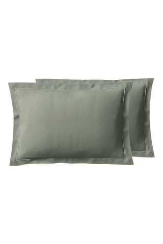 Perkalkatoenen Kussensloop - 80 draad/cm² - Antraciet