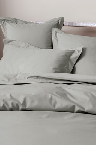 Perkalkatoenen Dekbedovertrek 80 Draad/cm² - Parelgrijs