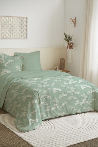 Parure lenzuola in cotone 57 fili/cm² - Menta