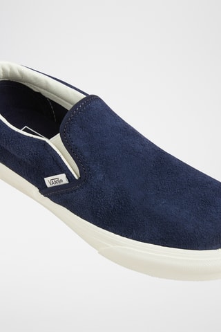 Slip-on en nubuck Classic - Bleu foncé