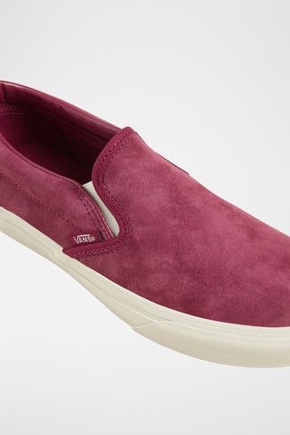 Slip-on en nubuck Classic - Rouge