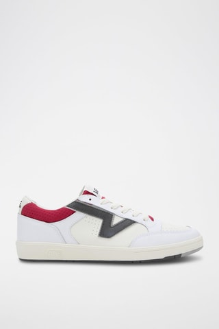 Sneakers en cuir Lowland CC - Ecru et blanc