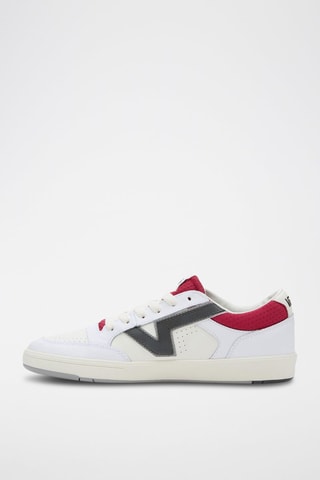 Sneakers en cuir Lowland CC - Ecru et blanc