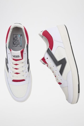 Sneakers en cuir Lowland CC - Ecru et blanc