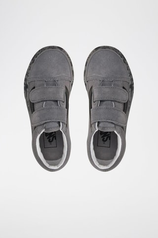 Baskets en cuir Old Skool V - Gris foncé