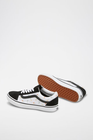 Sneakers en nubuck Old Skool - Noir et blanc