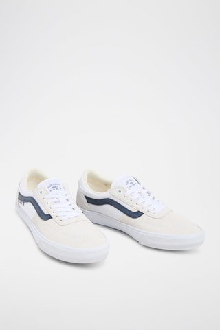 Baskets en nubuck Skate Gilbert Crockett - Blanc et écru