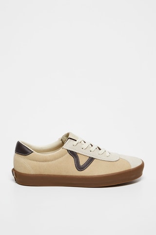 Baskets en cuir Sport Low - Sable