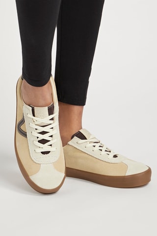 Baskets en cuir Sport Low - Sable