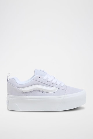 Sneakers plateformes en nubuck Knu Stack - Bleu clair