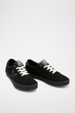 Baskets en nubuck Sport Low - Noir
