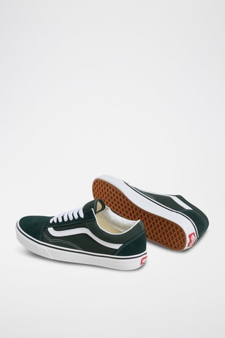 Baskets en nubuck Old skool - Vert foncé