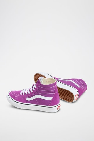Baskets montantes en nubuck SK8-Hi - Fuchsia