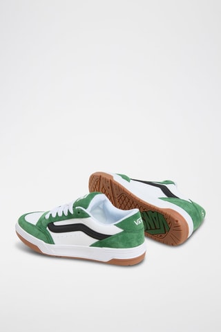 Baskets en cuir Hylane - Blanc et vert