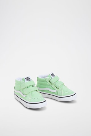 Baskets montantes en cuir SK8-Mid Reissue V - Vert d’eau