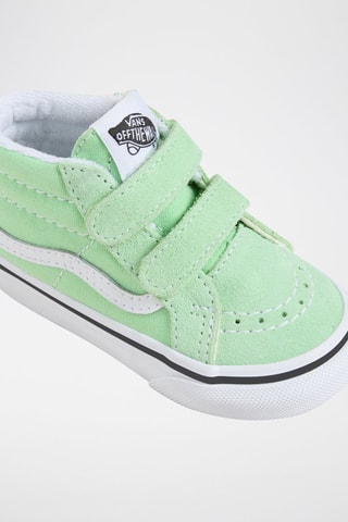 Baskets montantes en cuir SK8-Mid Reissue V - Vert d’eau