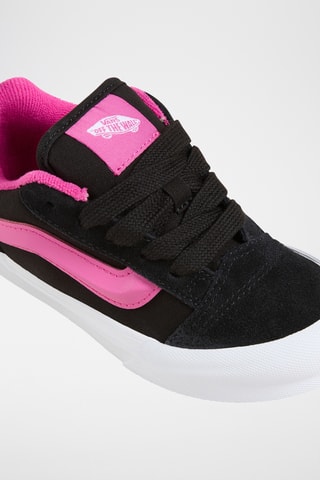 Baskets en cuir Knu skool - Noir et rose