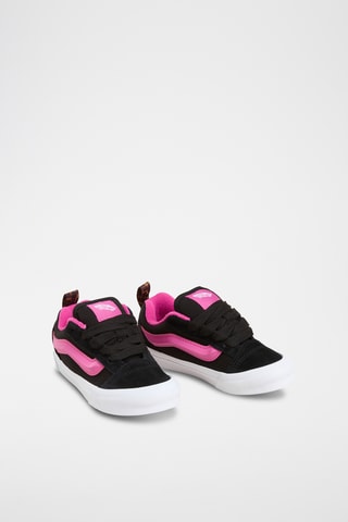 Baskets en cuir Knu skool - Noir et rose