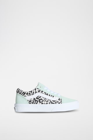 Baskets en cuir Old skool - Vert d’eau