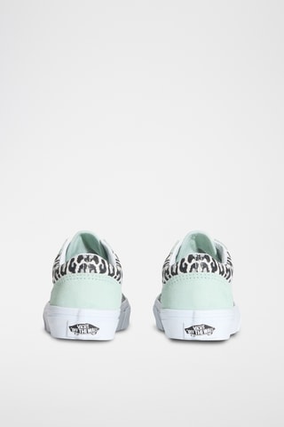 Baskets en cuir Old skool - Vert d’eau