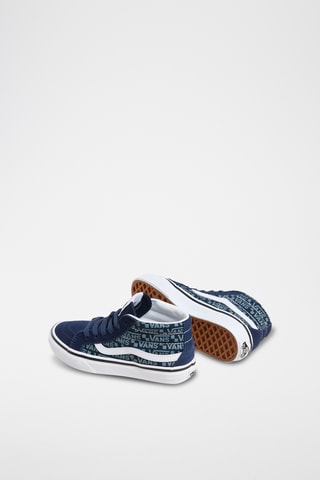 Baskets montantes en nubuck Sk8-Mid - Bleu