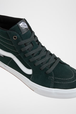 Baskets montantes en nubuck BMX Sk8-Hi - Vert foncé
