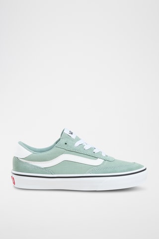 Baskets en nubuck Brooklyn LS - Vert clair