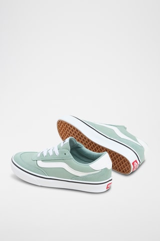 Baskets en nubuck Brooklyn LS - Vert clair