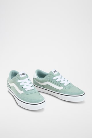Baskets en nubuck Brooklyn LS - Vert clair