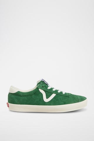 Baskets en nubuck Sport Low - Vert