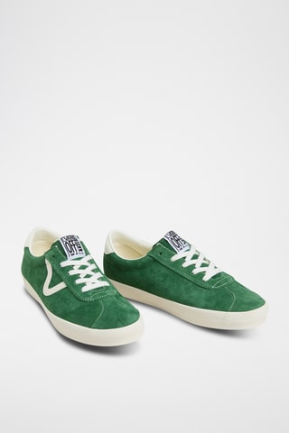 Baskets en nubuck Sport Low - Vert