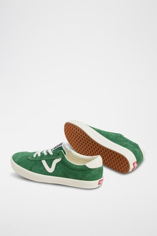 Baskets en nubuck Sport Low - Vert