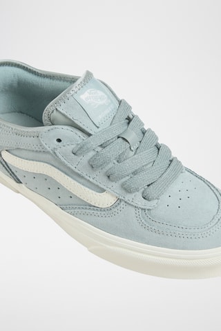 Baskets en cuir Rowley Classic - Bleu-gris