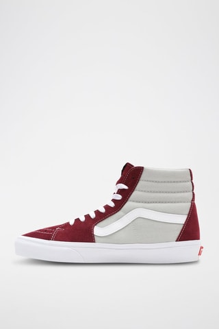 Baskets montantes SK8-Hi Rouge et gris clair