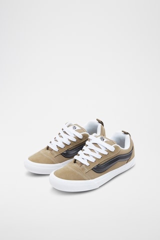 Baskets en nubuck Knu Skool - Vert olive