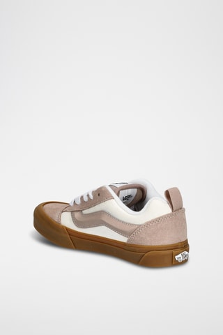 Baskets en nubuck Knu Skool - Marron et blanc