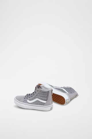 Baskets montantes en nubuck Sk8-Hi Zip - Gris