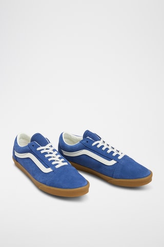 Baskets en nubuck Old Skool - Bleu marine