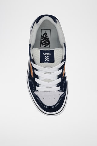 Baskets en cuir Caldrone - Bleu foncé