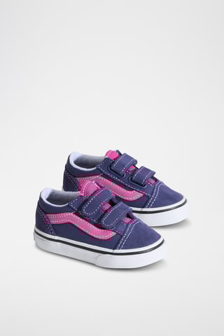 Baskets en nubuck Old Skool - Bleu marine