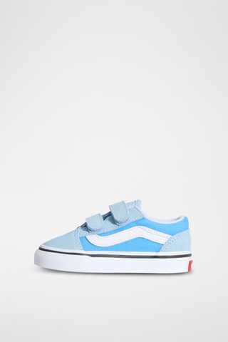 Baskets en nubuck Old Skool - Bleu clair