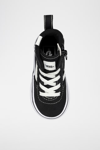 Baskets montantes en nubuck Ashwood - Noir et blanc