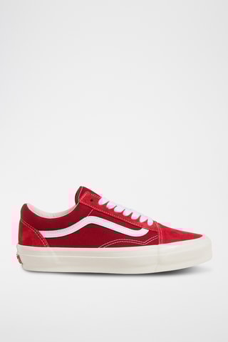 Baskets en nubuck LX Old Skool - Rouge