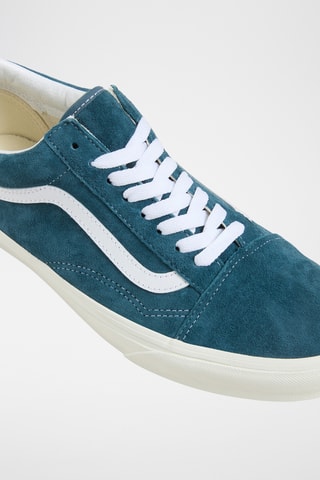 Baskets en nubuck Old Skool - Bleu pétrole