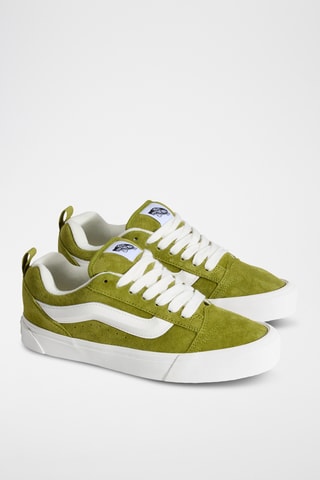 Baskets en nubuck Knu Skool - Vert clair
