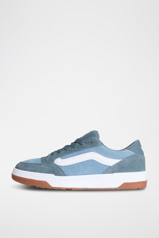 Baskets en nubuck Hylane - Bleu canard
