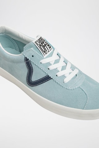 Baskets en nubuck Sport Low 2-TONE - Bleu clair