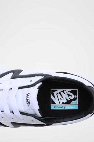 Baskets en cuir Lowland - Blanc et noir