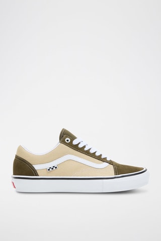 Baskets en nubuck Skate Old Skool - Kaki