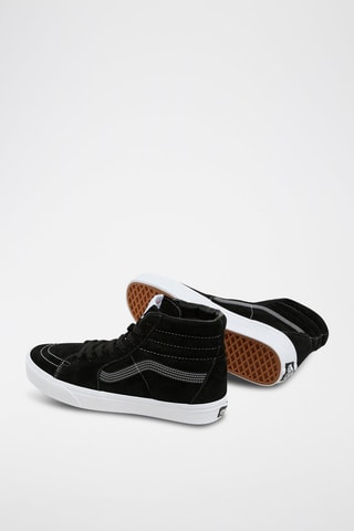 Baskets en cuir SK8-Hi - Noir et blanc